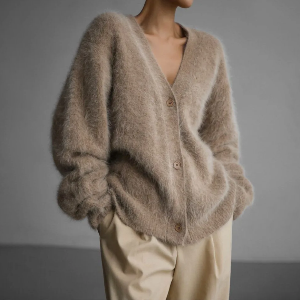 Anna™ - Fluffy Cardigan