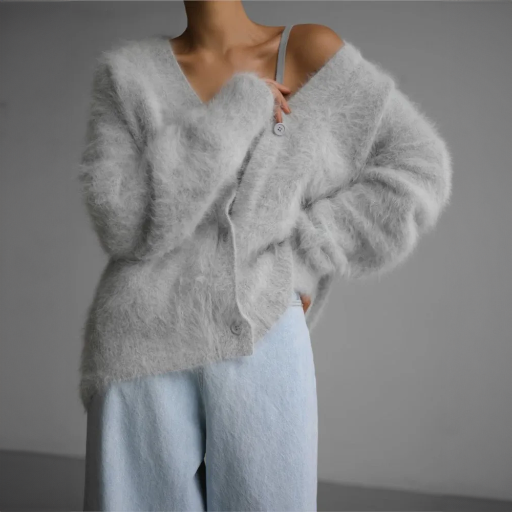 Anna™ - Fluffy Cardigan