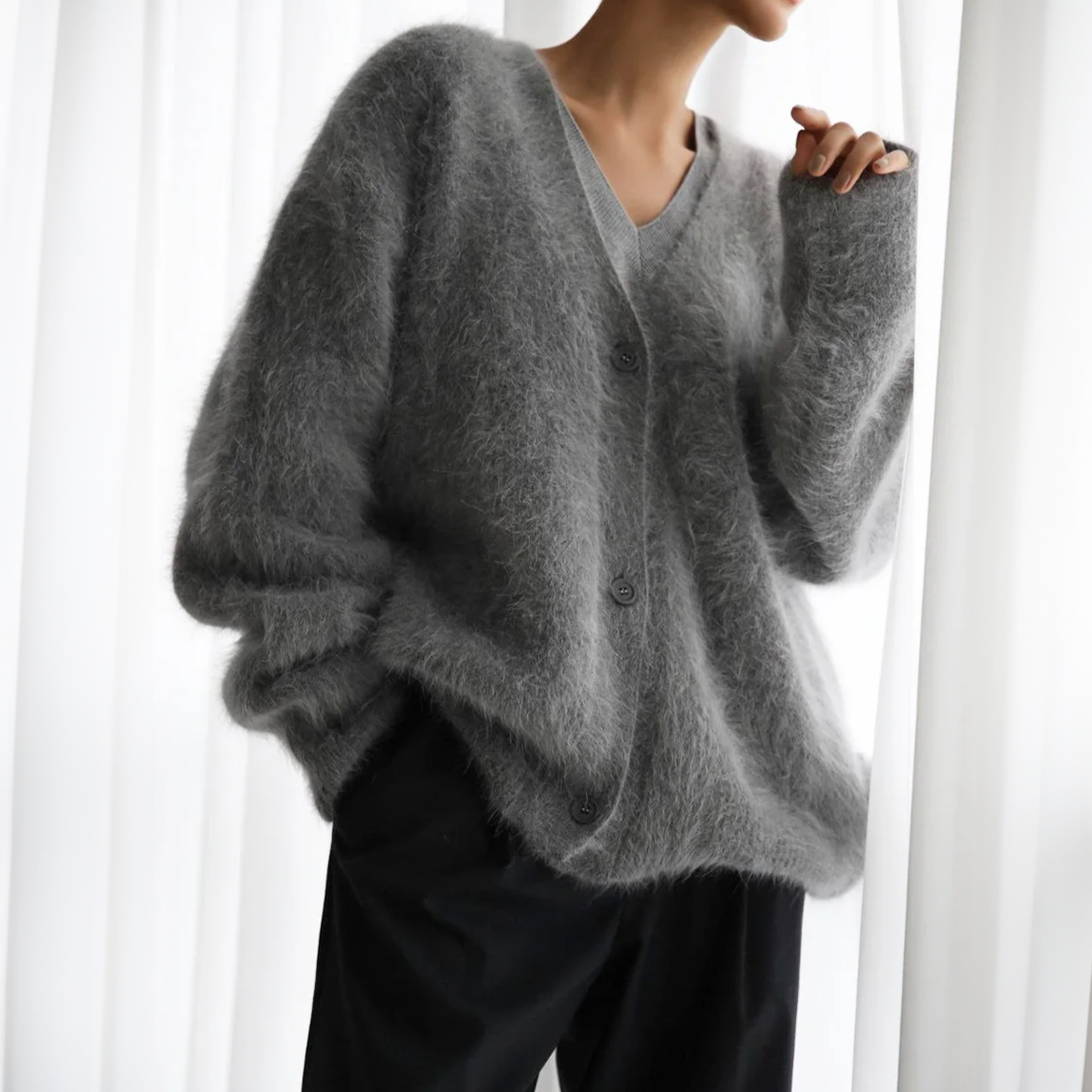 Anna™ - Fluffy Cardigan